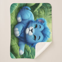 Ein blauer Löwengürtel im Dschungel