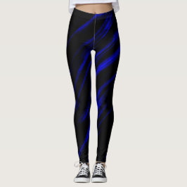 Ein blauer Streifen Leggings