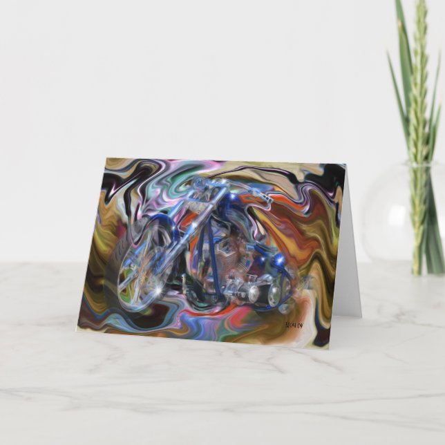 Ein blauer Traum Karte (Vorderseite)