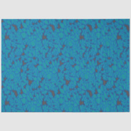 ein blauer und schwarzer Hintergrund mit einem Mus Seidenpapier