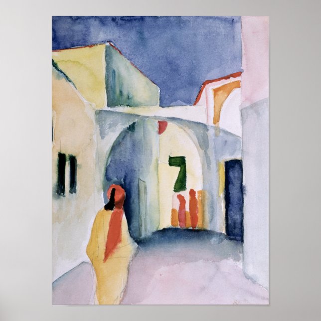 Ein Blick auf die Alpen Poster (Vorne)