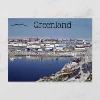 Ein Blick auf Nuussuaq Grönland Postkarte