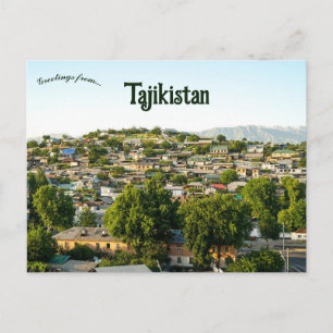 Ein Blick auf Tadschikistan Postkarte