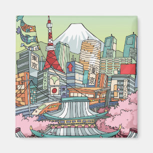 Ein Blick auf Tokio Magnet