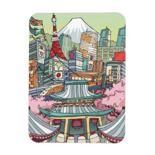 Ein Blick auf Tokio Magnet