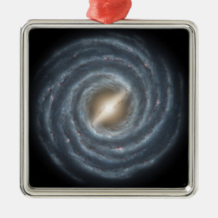 Ein Blick auf unsere eigene Milchstraße Silbernes Ornament