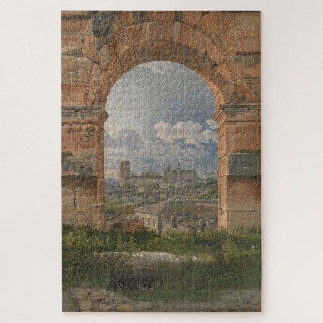 Ein Blick durch drei Bögen des Kolosseums Puzzle (Vertikal)