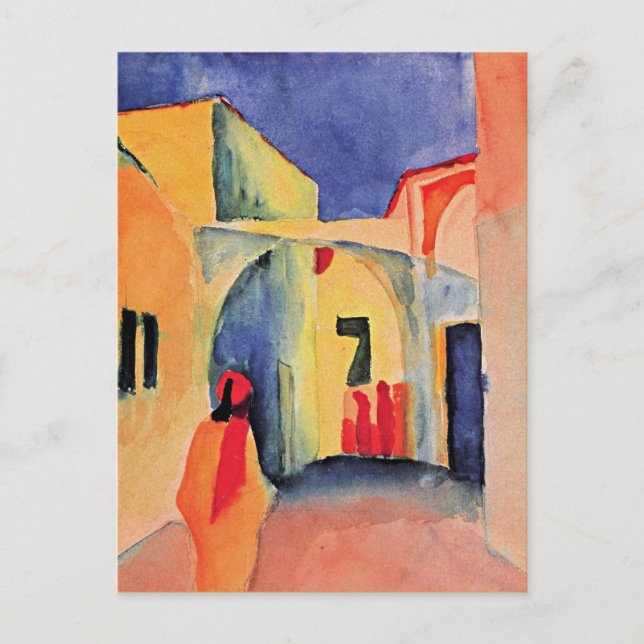 Ein Blick hinunter ins Alley, Postkarte (Vorderseite)