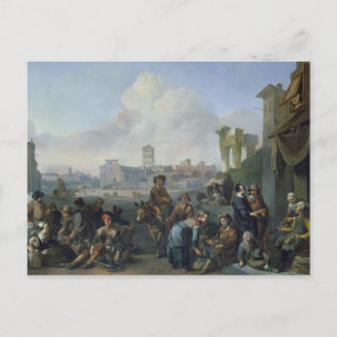 Ein Blick in Rom, 1668 Postkarte