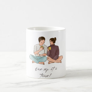 Ein Blick nach dem anderen Tasse-Design Kaffeetasse