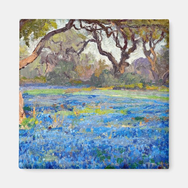 ein Bluebonnets-Feld auf Alamo-Höhen, Magnet (Vorne)