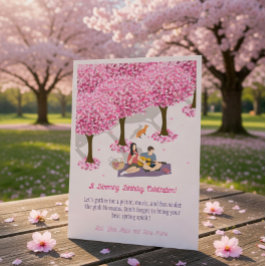 Ein blühender Geburtstag Einladung