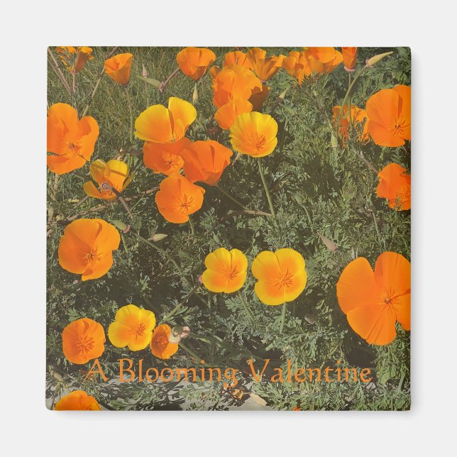 Ein blühendes Valentin Magnet (Vorne)