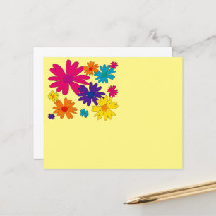 Ein Blumenbeet aus dunklen Blume Papier