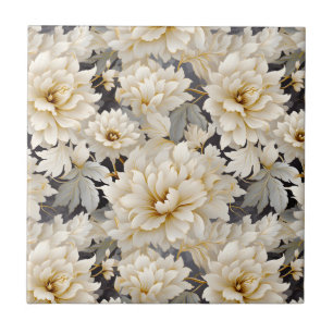 Ein Blumendesign 10 Fliese