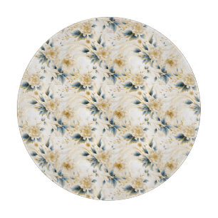 Ein Blumendesign 1 Schneidebrett
