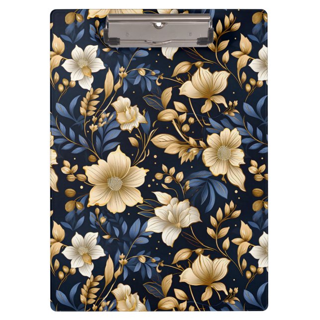 Ein Blumendesign 6 Klemmbrett (Vorderseite)