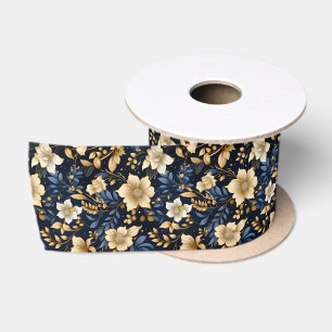Ein Blumendesign 6 Satinband