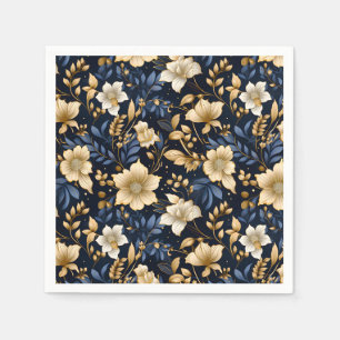 Ein Blumendesign 6 Serviette