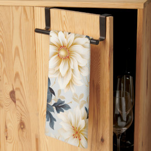 Ein Blumendesign für Hochzeiten 2 Geschirrtuch