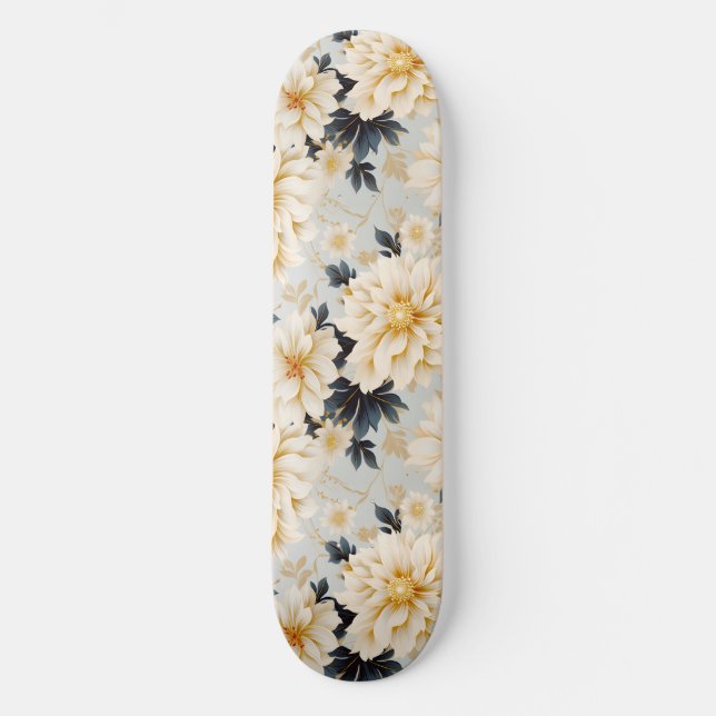 Ein Blumendesign für Hochzeiten 2 Skateboard (Vorderseite)