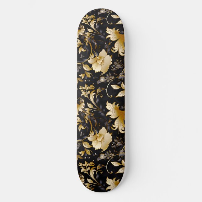 Ein Blumendesign für Hochzeiten 4 Skateboard (Vorderseite)