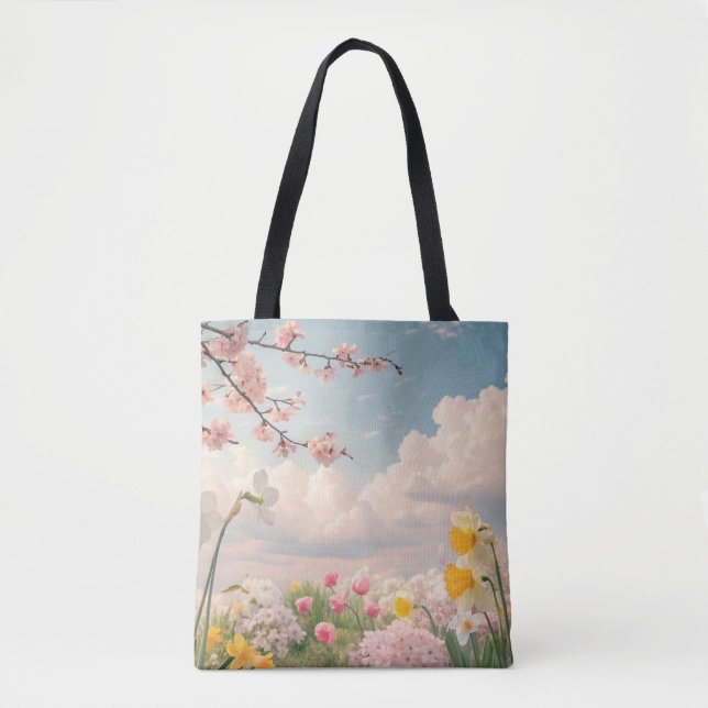 Ein Blumenhintergrund im Frühling (Vorderseite)