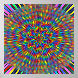 Ein BlumenKrawatten-Plakat Poster