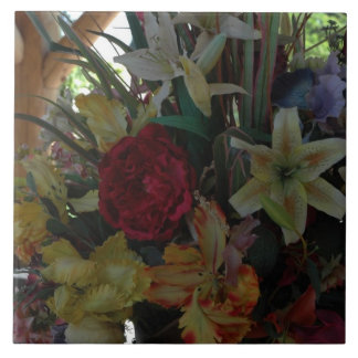 Ein Blumenstrauß für Sie Fliese