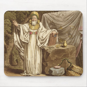 Ein Bogen-Druide in seiner Gerichtsgewohnheit, Mousepad