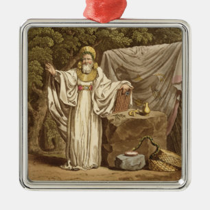 Ein Bogen-Druide in seiner Gerichtsgewohnheit, Silbernes Ornament