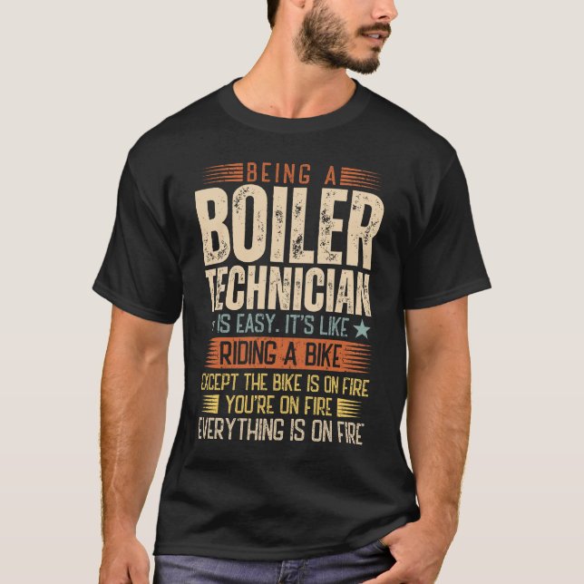 Ein Boiler-Techniker zu sein ist einfach T-Shirt (Vorderseite)