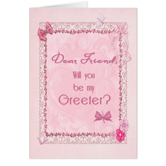 Ein Boot sieht Greeter Einladung (Vorne)
