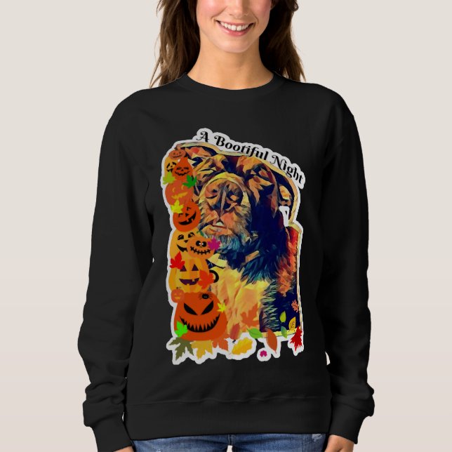 Ein Bootischer Nachtpitbull Sweatshirt (Vorderseite)