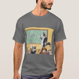 Ein Border Collie-Hund unterrichtet seine Welpen-S T-Shirt