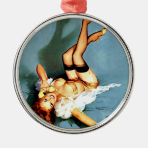 Ein bösartiger Anruf Silbernes Ornament