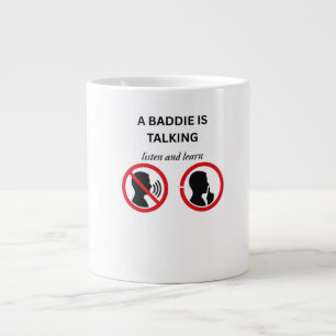 Ein Bösewicht Redet - Hör Zu Und Lerne Meme - Iron Jumbo-Tasse