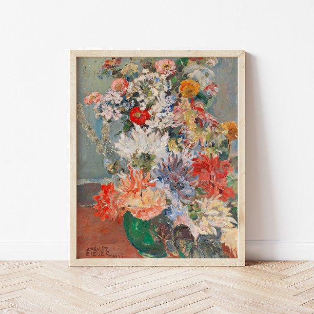 Ein Bouquet der Blume im Sommer | August Rieger Poster (Von Creator hochgeladen)
