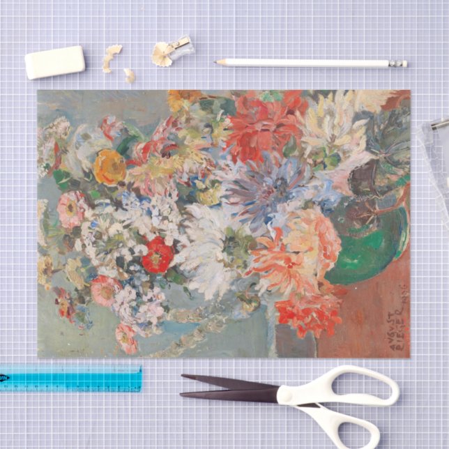 Ein Bouquet der Blume im Sommer | August Rieger Seidenpapier (Handwerk)