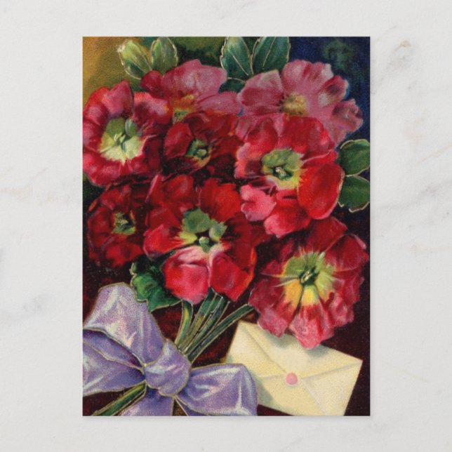 Ein Bouquet für Sie Postkarte (Vorderseite)