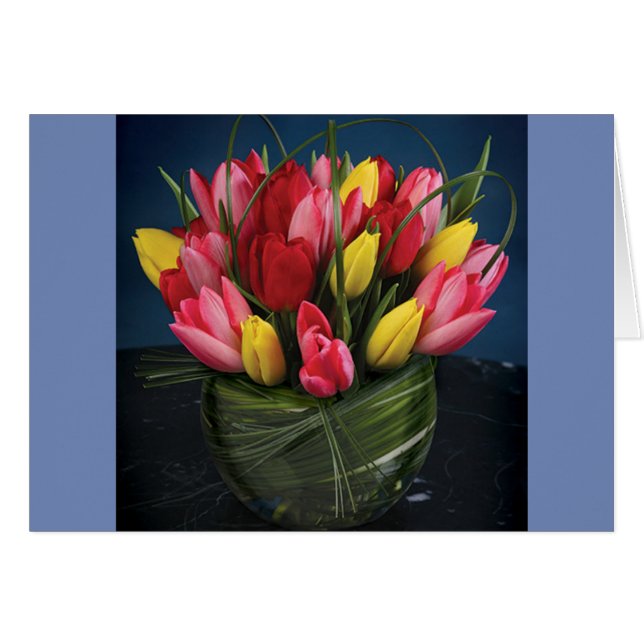 EIN BOUQUET "TULIPS" FÜR MEIN LIEBLINGSFAVORIT "ZW (Vorderseite (Horizontal))