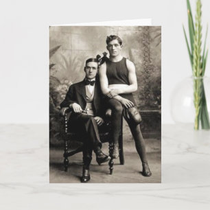 Ein Boxer und sein Herr Karte