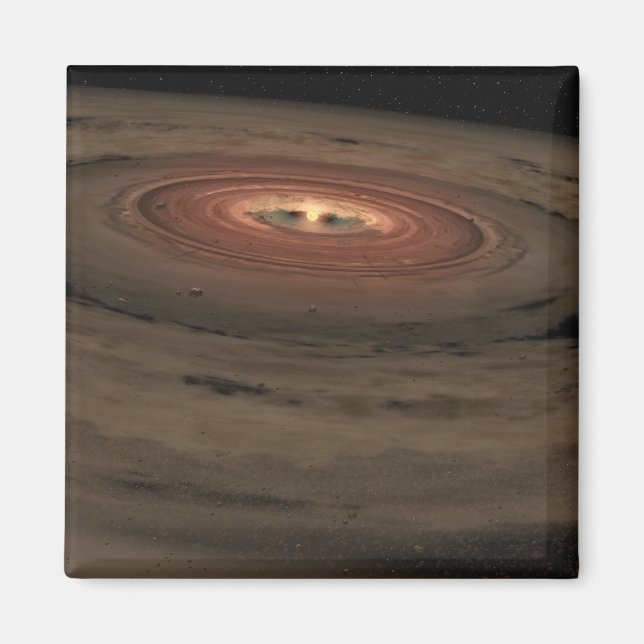 Ein brauner Zwerg, umgeben von einer wirbelnden Sc Magnet (Vorne)