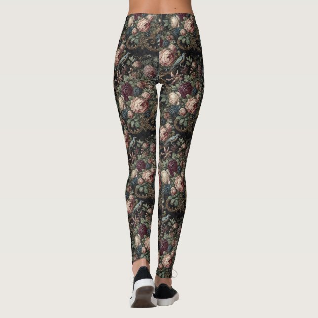 🩸 Ein Brief an die Lunacy - Gotik Viktorianisch Leggings (Rückseite)