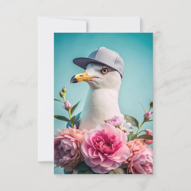 Ein Brief mit einer Möwe danke (Vorderseite)