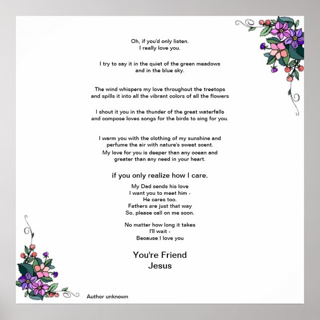 Ein Brief von einem Freund. Zweiter Teil.. Poster (Vorne)