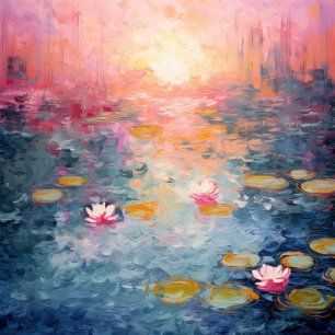 Ein Brush mit Schönheit Leinwanddruck