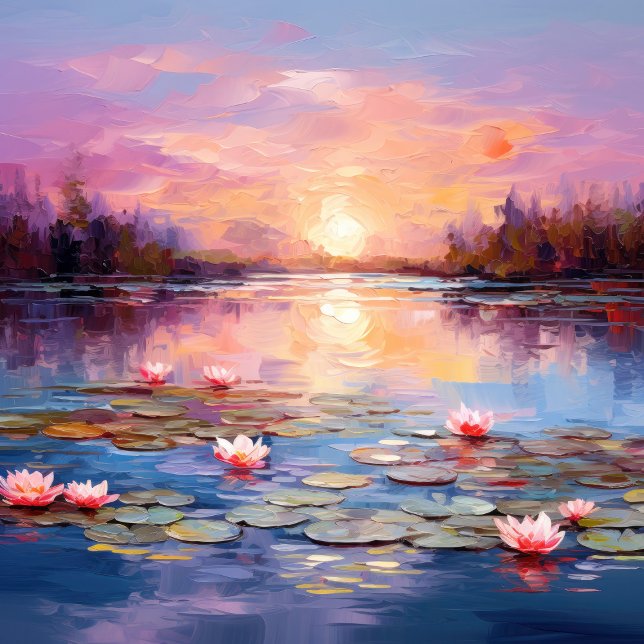 Ein Brush mit Schönheit Poster (From Monet's Canvas to Your Heart: A Brush with Beauty.)