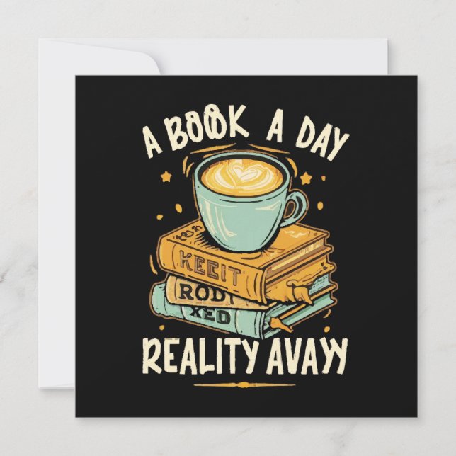 Ein Buch am Tag behalte Realität weg (Vorderseite)