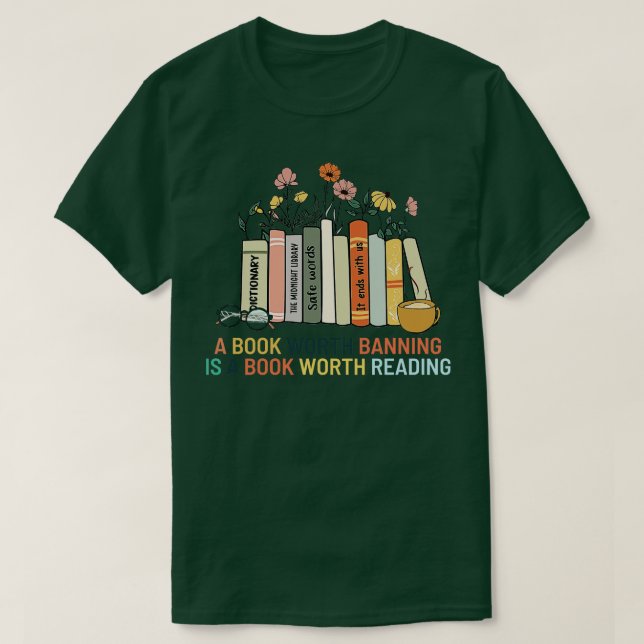 Ein Buch, das verboten werden sollte, ist ein Buch T-Shirt (Design vorne)